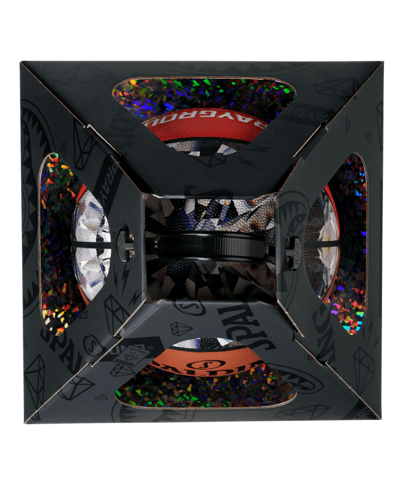 SPALDING X SPRAYGROUND DIAMOND BASKETBALL
